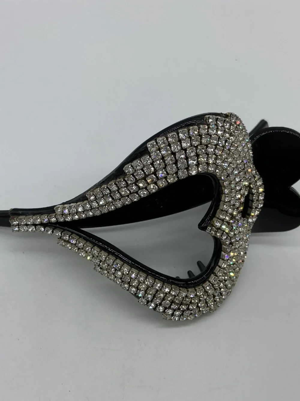 Hair Claw Clips with Rhinestones Vintage